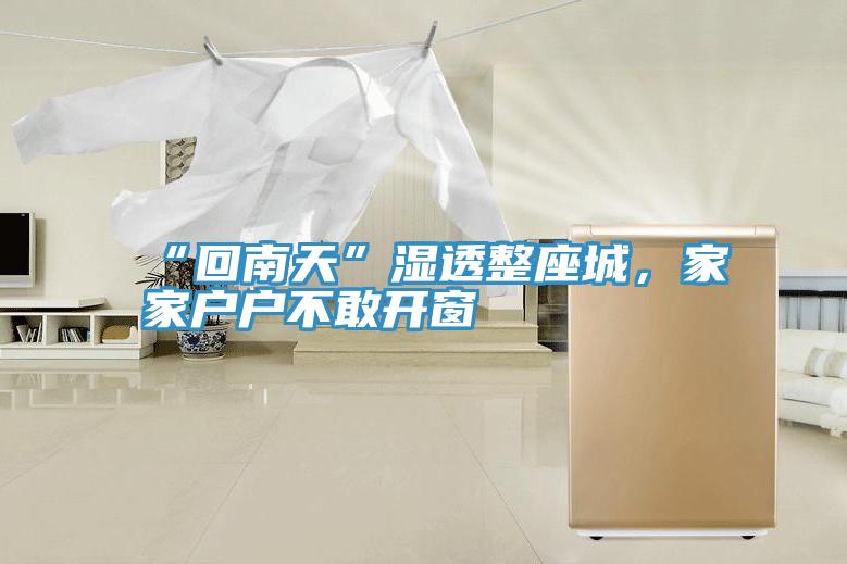 “回南天”濕透整座城，家家戶戶不敢開窗
