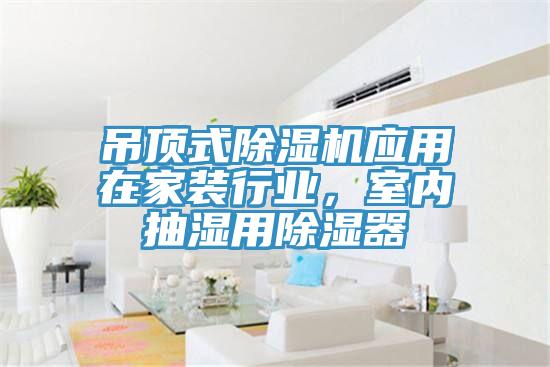 吊頂式除濕機(jī)應(yīng)用在家裝行業(yè)，室內(nèi)抽濕用除濕器