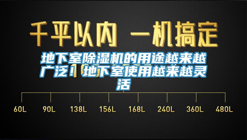 地下室除濕機的用途越來越廣泛！地下室使用越來越靈活