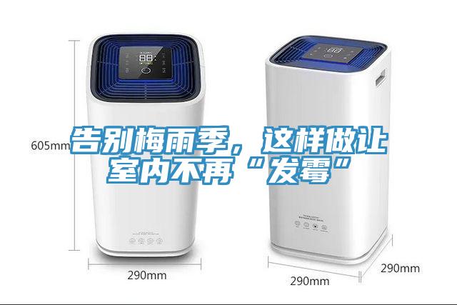 告別梅雨季，這樣做讓室內(nèi)不再“發(fā)霉”