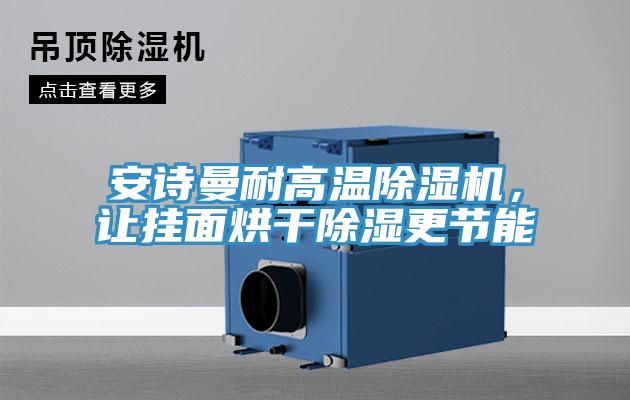 安詩曼耐高溫除濕機，讓掛面烘干除濕更節(jié)能