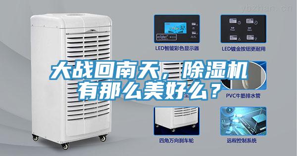 大戰(zhàn)回南天，除濕機有那么美好么？