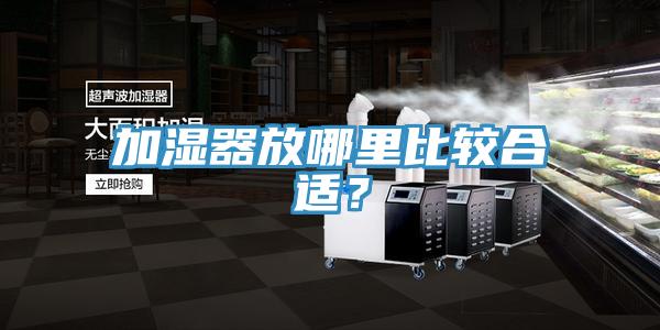 加濕器放哪里比較合適？