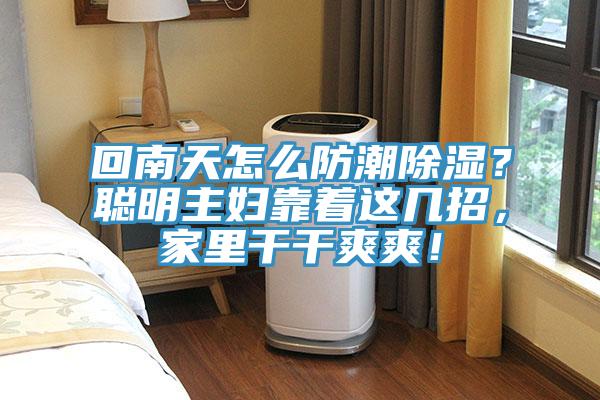 回南天怎么防潮除濕？聰明主婦靠著這幾招，家里干干爽爽！