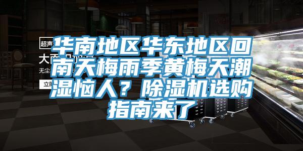 華南地區(qū)華東地區(qū)回南天梅雨季黃梅天潮濕惱人？除濕機選購指南來了