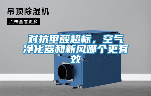 對抗甲醛超標，空氣凈化器和新風哪個更有效
