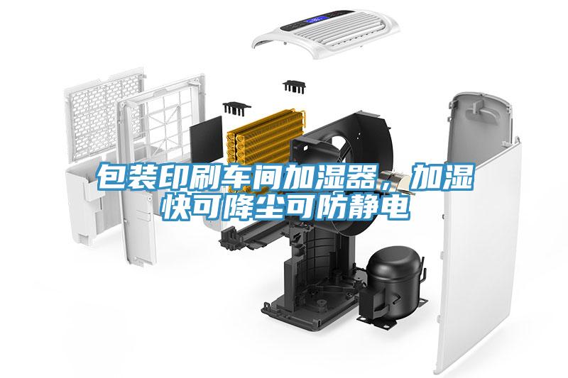 包裝印刷車間加濕器，加濕快可降塵可防靜電