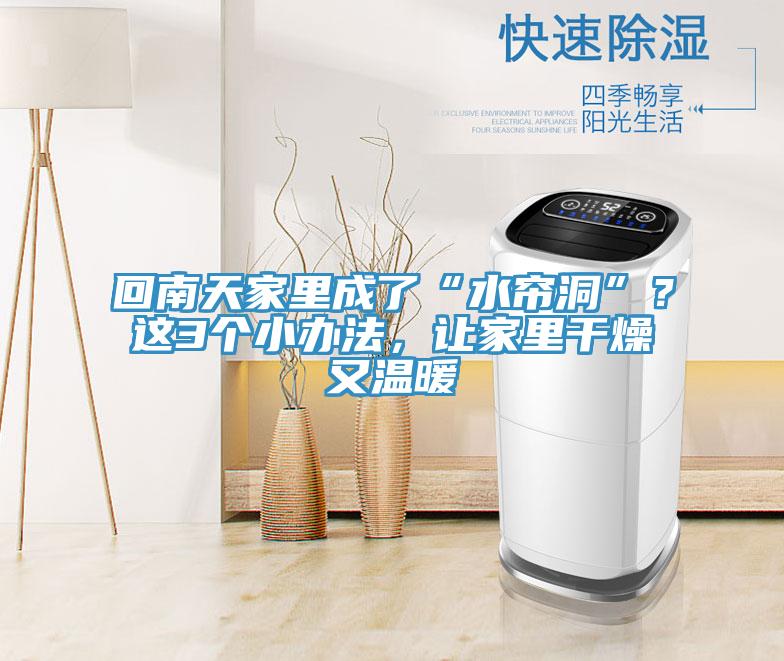 回南天家里成了“水簾洞”？這3個小辦法，讓家里干燥又溫暖