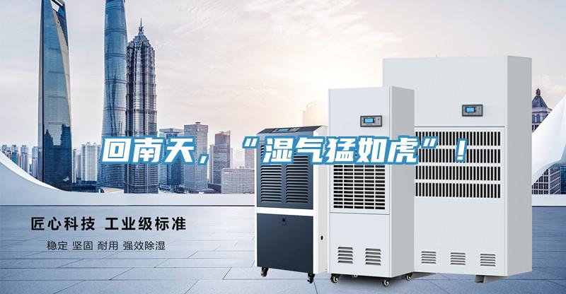 回南天，“濕氣猛如虎”！