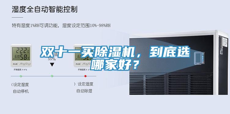 雙十一買除濕機，到底選哪家好？