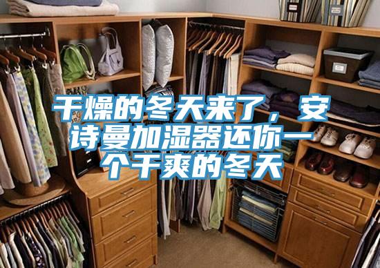 干燥的冬天來了，安詩曼加濕器還你一個干爽的冬天