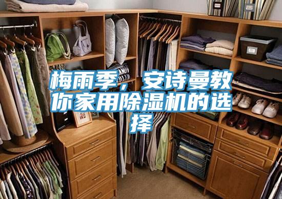 梅雨季，安詩曼教你家用除濕機的選擇