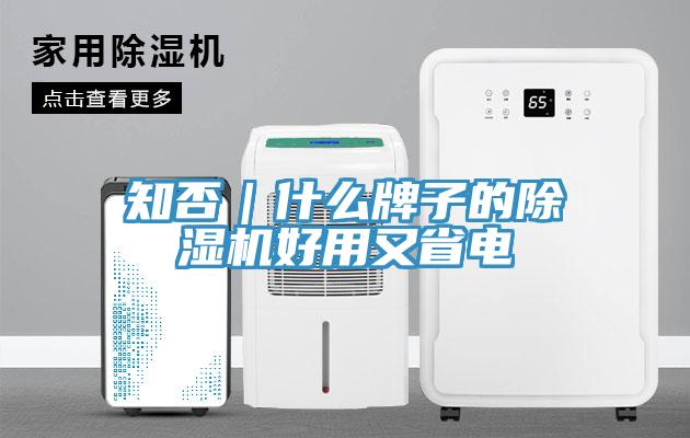 知否|什么牌子的除濕機好用又省電