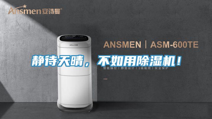 靜待天晴，不如用除濕機！