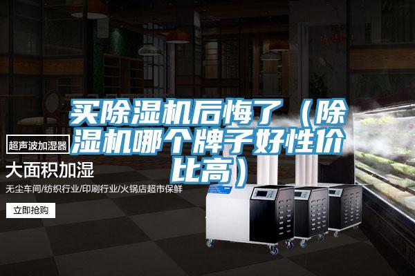 買除濕機后悔了(除濕機哪個牌子好性價比高)
