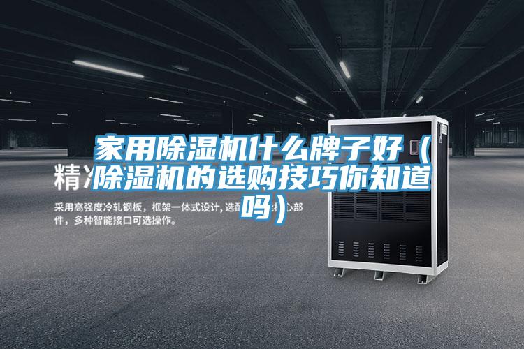 家用除濕機(jī)什么牌子好(除濕機(jī)的選購(gòu)技巧你知道嗎)