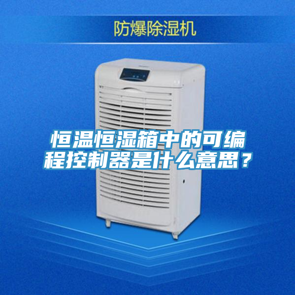 恒溫恒濕箱中的可編程控制器是什么意思？