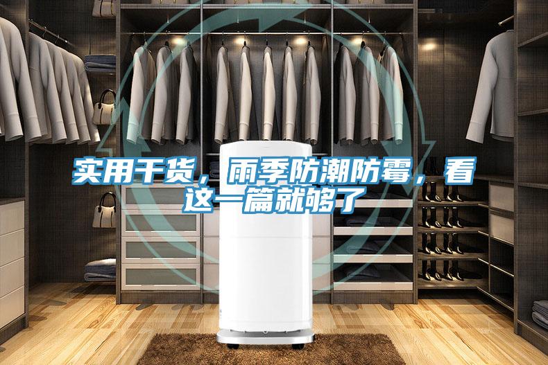 實(shí)用干貨,雨季防潮防霉,看這一篇就夠了