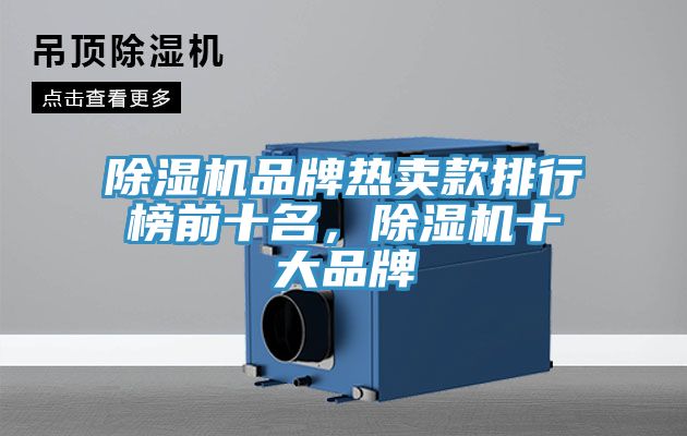 除濕機品牌熱賣款排行榜前十名,除濕機十大品牌