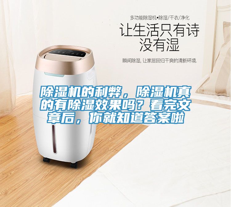除濕機的利弊，除濕機真的有除濕效果嗎？看完文章后，你就知道答案啦