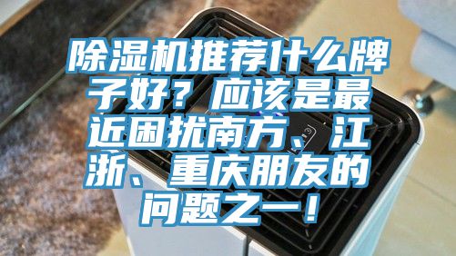 除濕機推薦什么牌子好？應該是最近困擾南方、江浙、重慶朋友的問題之一！