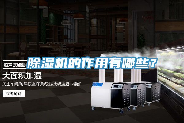 除濕機的作用有哪些？