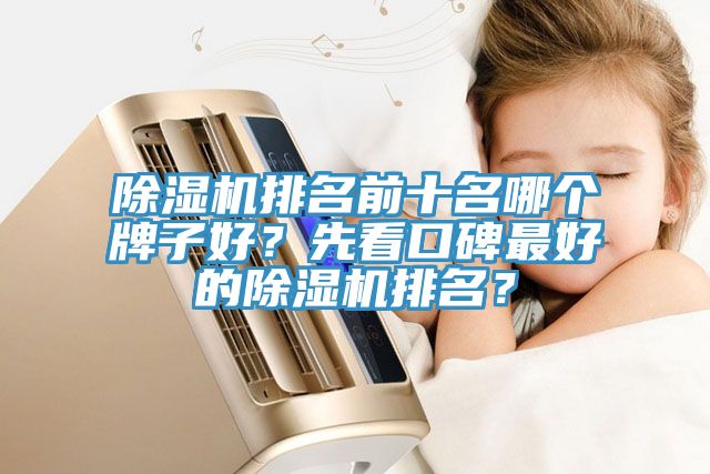 除濕機(jī)排名前十名哪個牌子好？先看口碑最好的除濕機(jī)排名？